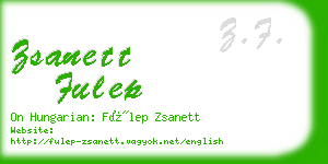 zsanett fulep business card